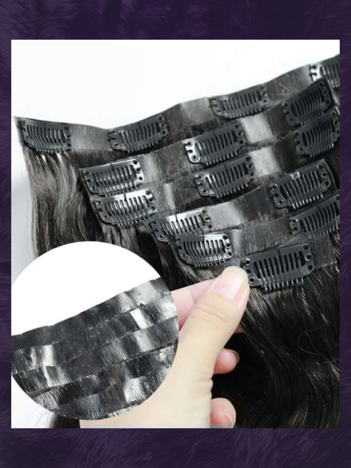 Seamless Mink Clip-ins